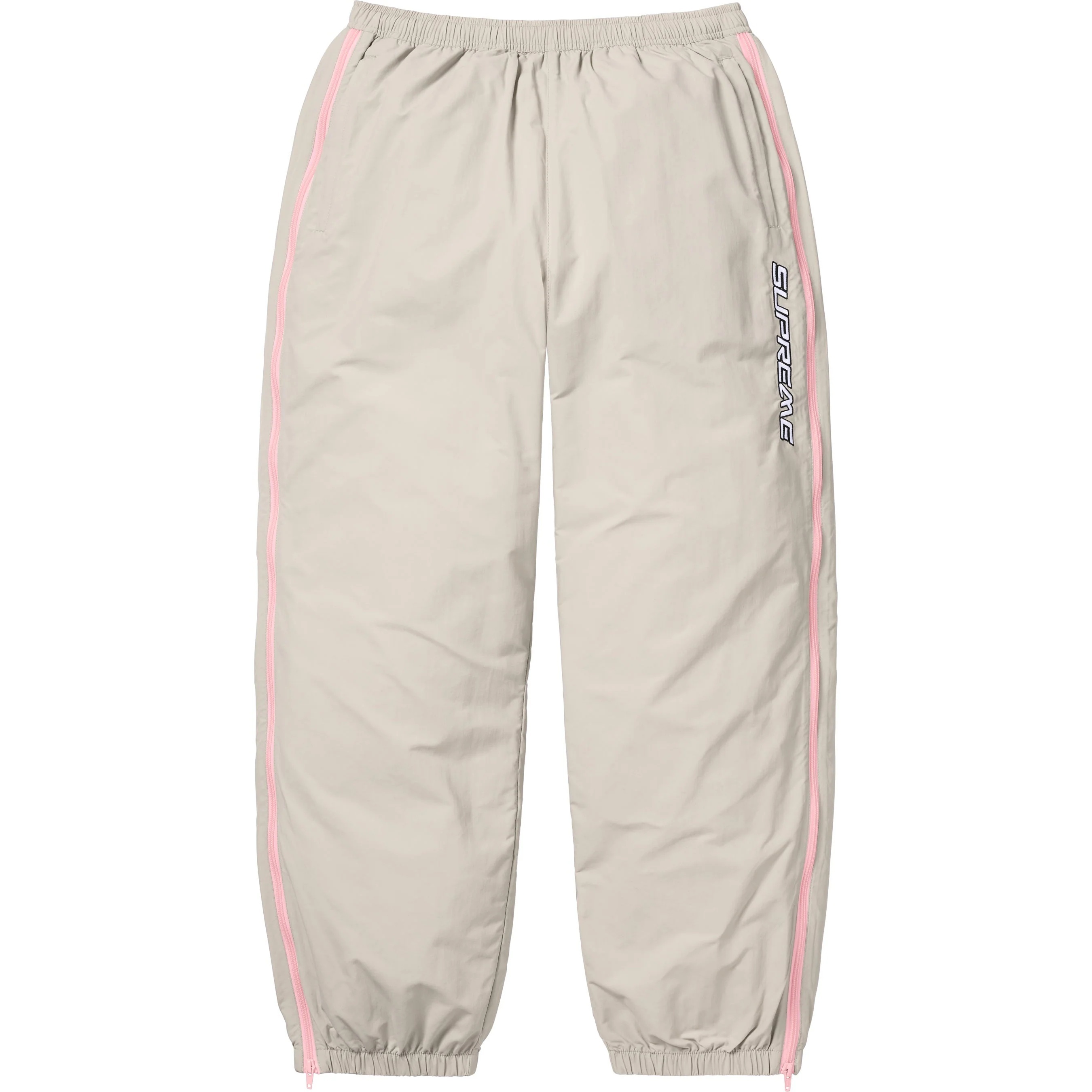 Contrast Zip Warm Up Pant view 7